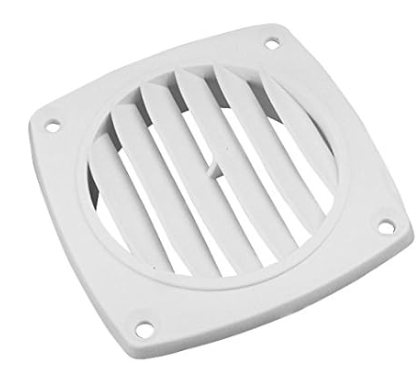[423-37310] VENT,3",WHT,POLYPROP