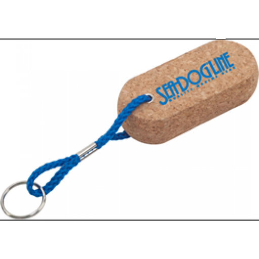 [425-68010] Cork Key Float  L-4-1/8''  W-1-7/8''