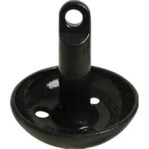 [9973-152] Mushroom Anchor 8lbs, Noir