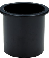 [7263856] Recessed Drink Holder, Black