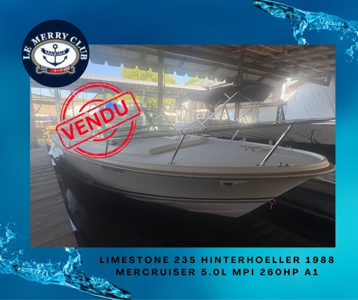 [Limestone Usagé (ZHYL2144A888) HD] Limestone 235 Hinterhoeller 1988 Mercrusier 5.0L MPI 260HP A1
