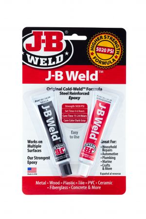 [JB8265-S 810-08265] Époxy renforcé d'acier de formule de soudure à froid J-B Weld 5020PSI
