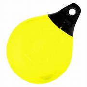 [SMC9-Y] 9'' Raindrop Net Buoy Yellow