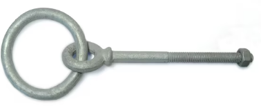 [9972-056] Ring Bolt, 1/2x6, Galv.