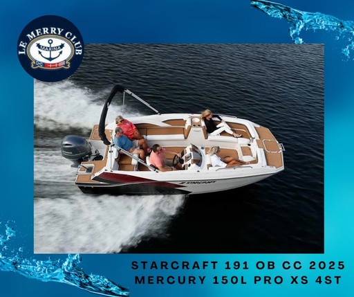 [SVX191 OB CC (STR96332F425) PKG] Starcraft SVX 191 OB CC 2025 Mercury 150L PRO XS 4ST