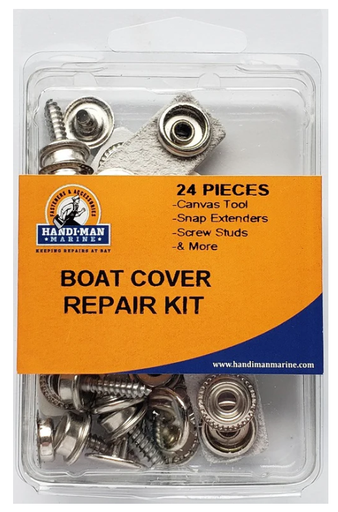 [561-01400] Boat Cover Repair Kit 24 Pcs