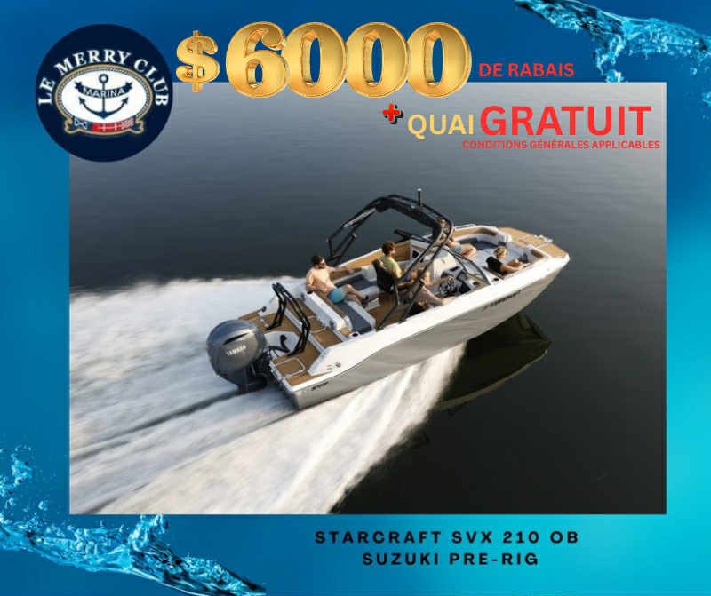 [STA210 OB cognac/bk (STR01547L425) NPKG] Starcraft SVX 210 OB 2025 Suz. prerig