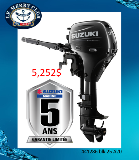 [SUZ9.9 (00995F-441286) A20'''] Suzuki 9.9HP 441286 blk 25 A20''