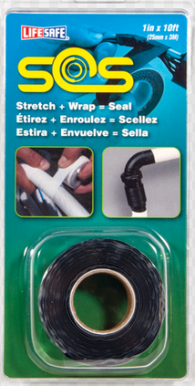 [RE6498] Silicone Marine Tape Black