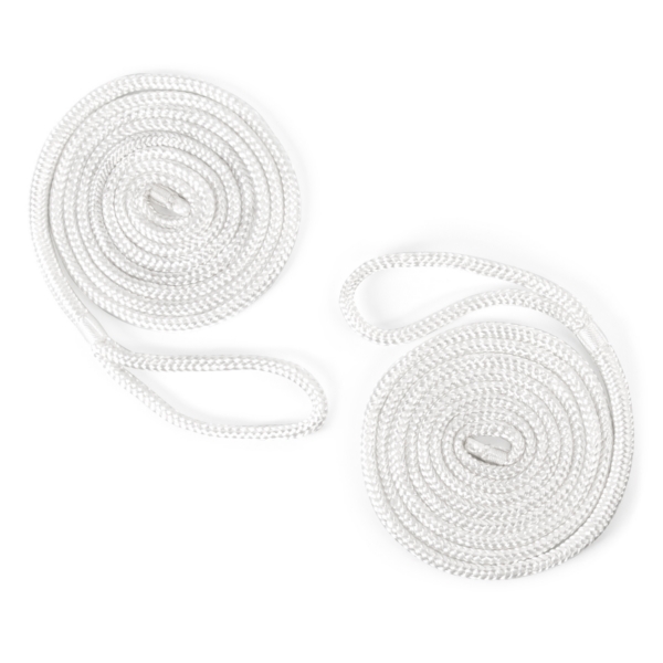 [77942329571] WHIP FENDER DOUBLE BRAID 1/4"X6 WH