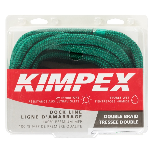 [77942150439] DOCK LINE 1/2"X30 BRAID MFP HUN GR