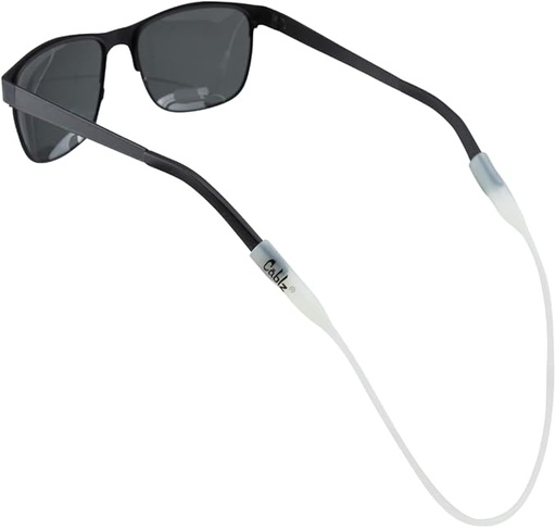 [62805536552] Cablz Silicone Eyewear Retainer White