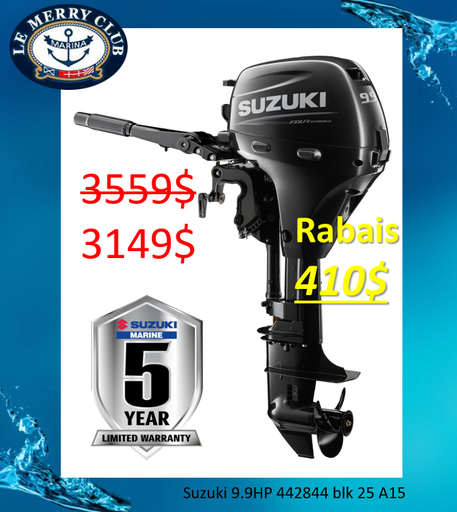 [Suzuki 9.9HP 442844 blk 25 A15] Suzuki 9.9HP 442844 blk 25 A15''