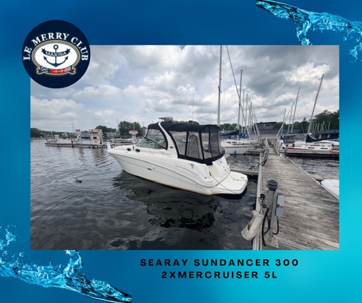 [courtage JE] Searay Sundancer 300 2XMercruiser 5L