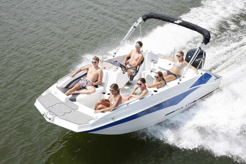 [SVX171OB cognac/bk (STR11201A626) NPKG] Starcraft SVX 171 2026 Mercury préconfiguré